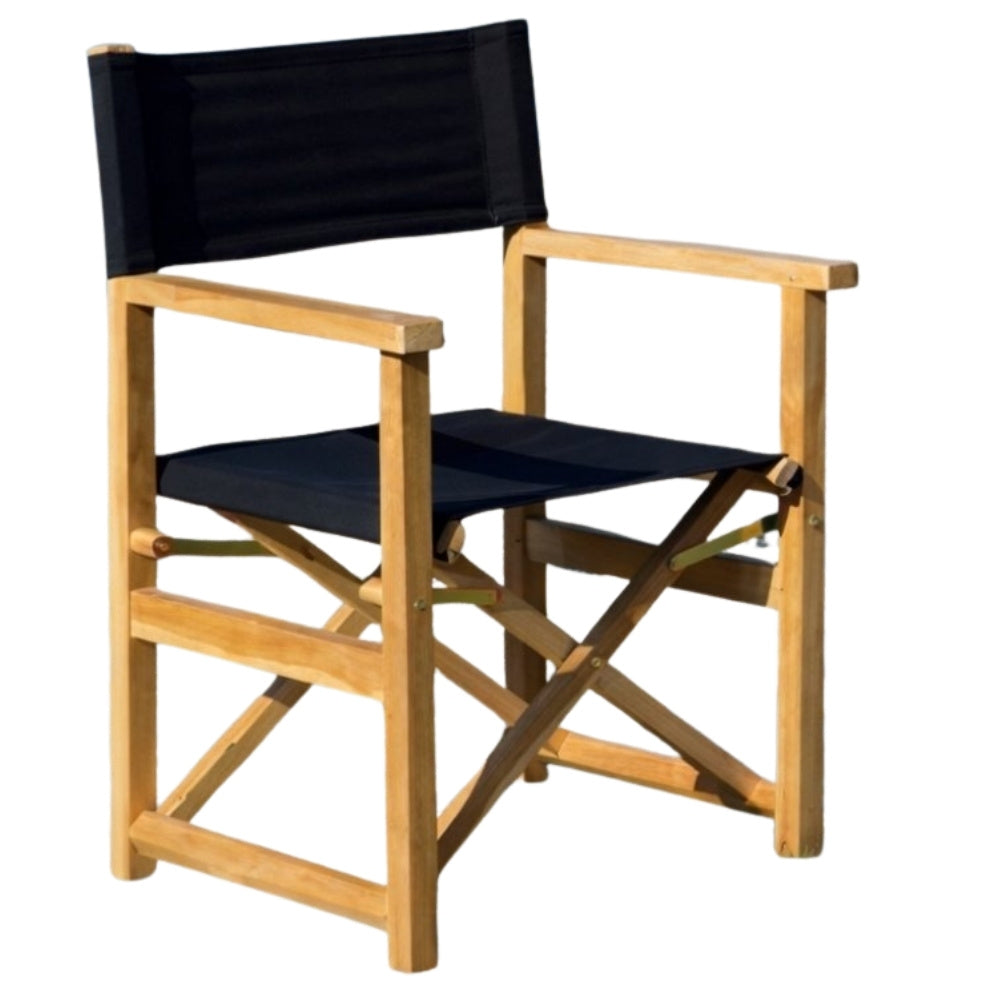 Teak Klappstuhl REGIE natural – Outdoorstoff schwarz Wintergarten – Kundensupport-Hilfe