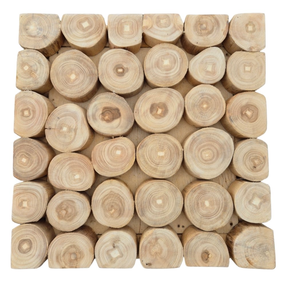 Beistelltisch NICO Teakholz nachhaltig Holztisch 45cm Nachttisch