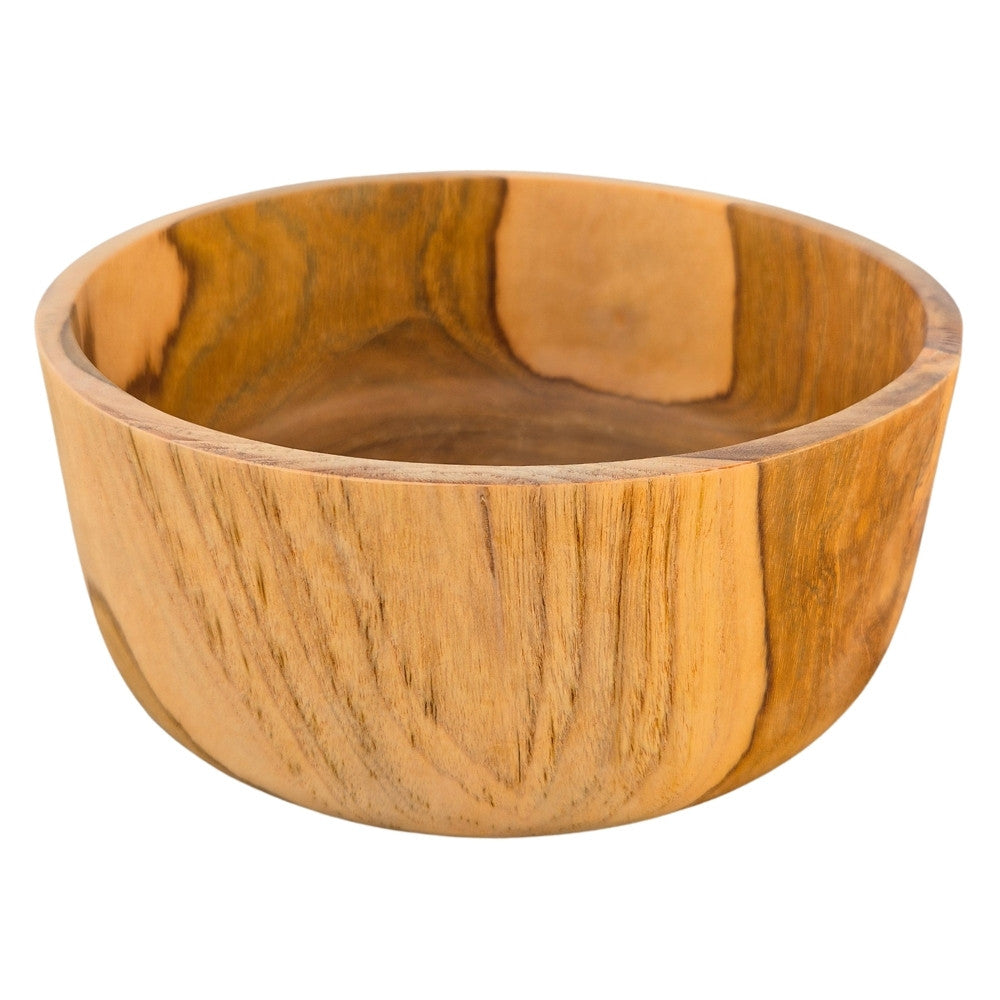 Premium Teakholz-Schale LOLA nachhaltig Holzschale D24cm Schüssel