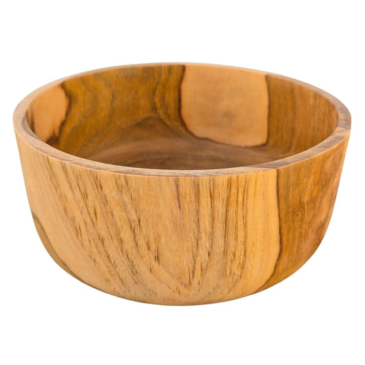 Premium Teakholz-Schale LOLA nachhaltig Holzschale D24cm Schüssel