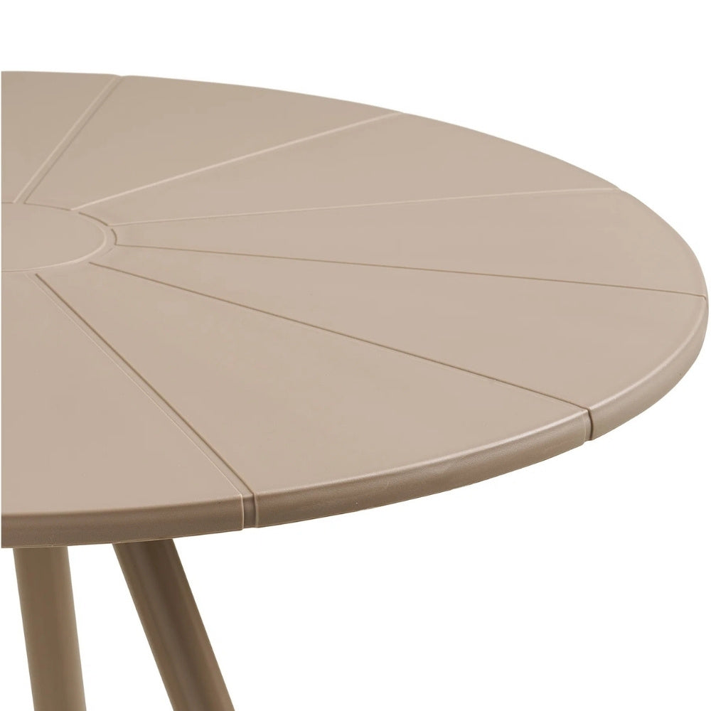Bistro-Tisch FULHAM taupe Outdoortisch 70cm Balkon Terrasse