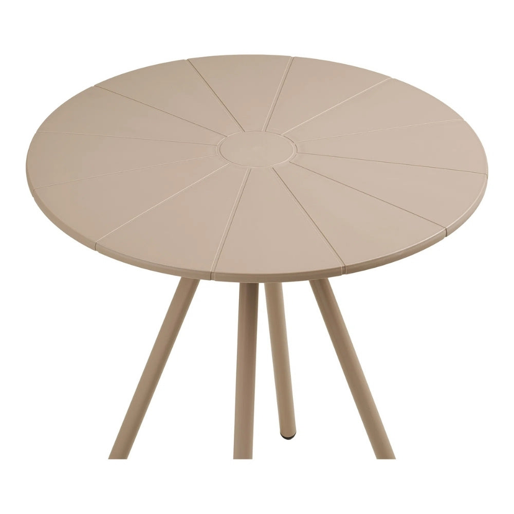 Bistro-Tisch FULHAM taupe Outdoortisch 70cm Balkon Terrasse
