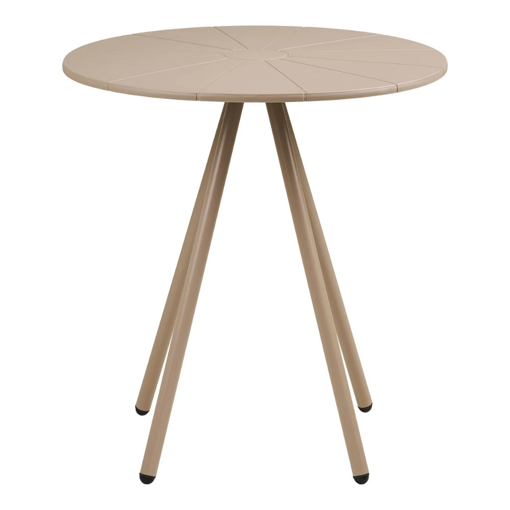 Bistro-Tisch FULHAM taupe Outdoortisch 70cm Balkon Terrasse