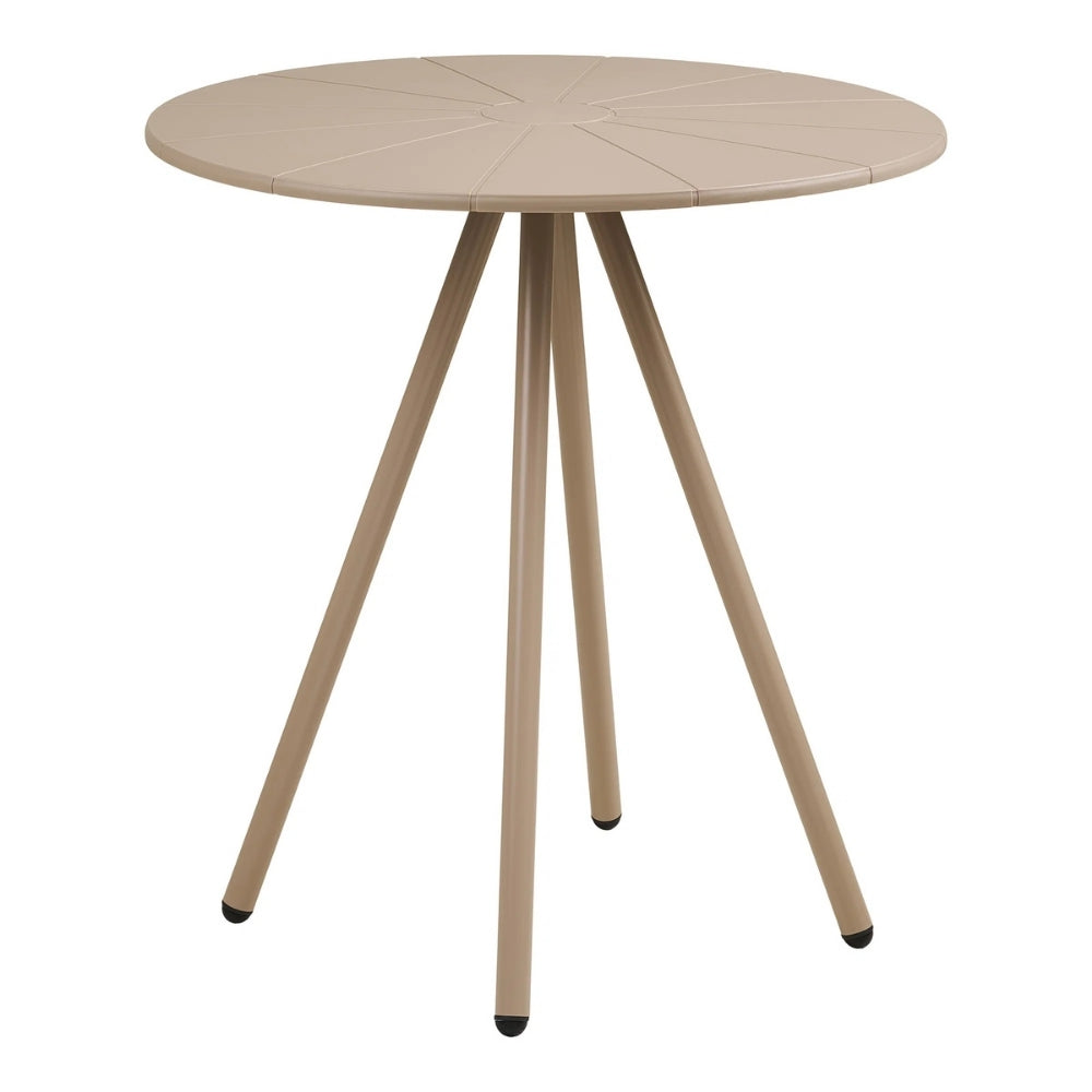 Bistro-Tisch FULHAM taupe Outdoortisch 70cm Balkon Terrasse