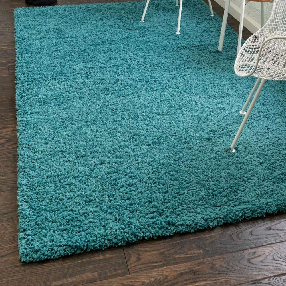 Teppich HIGH-FLOR Rechteckig Türkis 150x245 cm