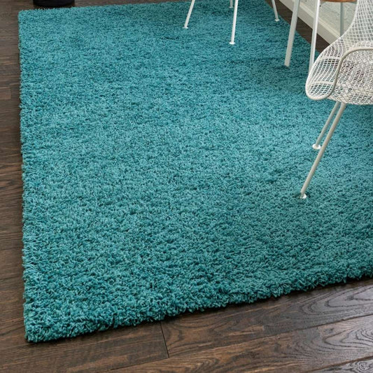 Teppich HIGH-FLOR Rechteckig Türkis 150x245 cm