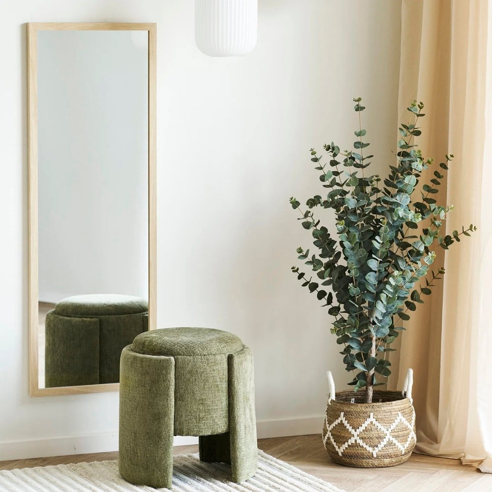Eleganter Spiegel ARIZONA 110x45cm Wandspiegel natural Holzrahmen