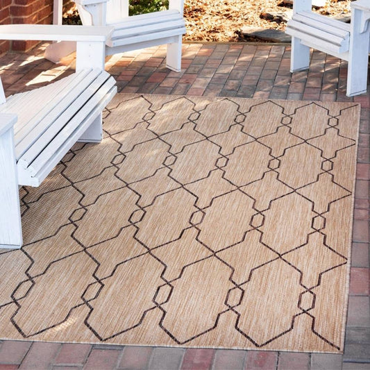 Teppich OUTDOOR CIATO Rechteckig Braun 150x245 cm Indoor/Outdoor