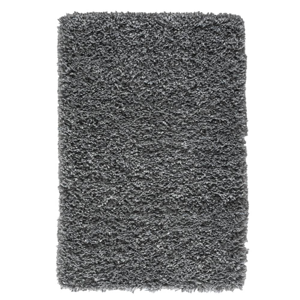 Hochflor Teppich SHAGGY grau rechteckig diverse Größen