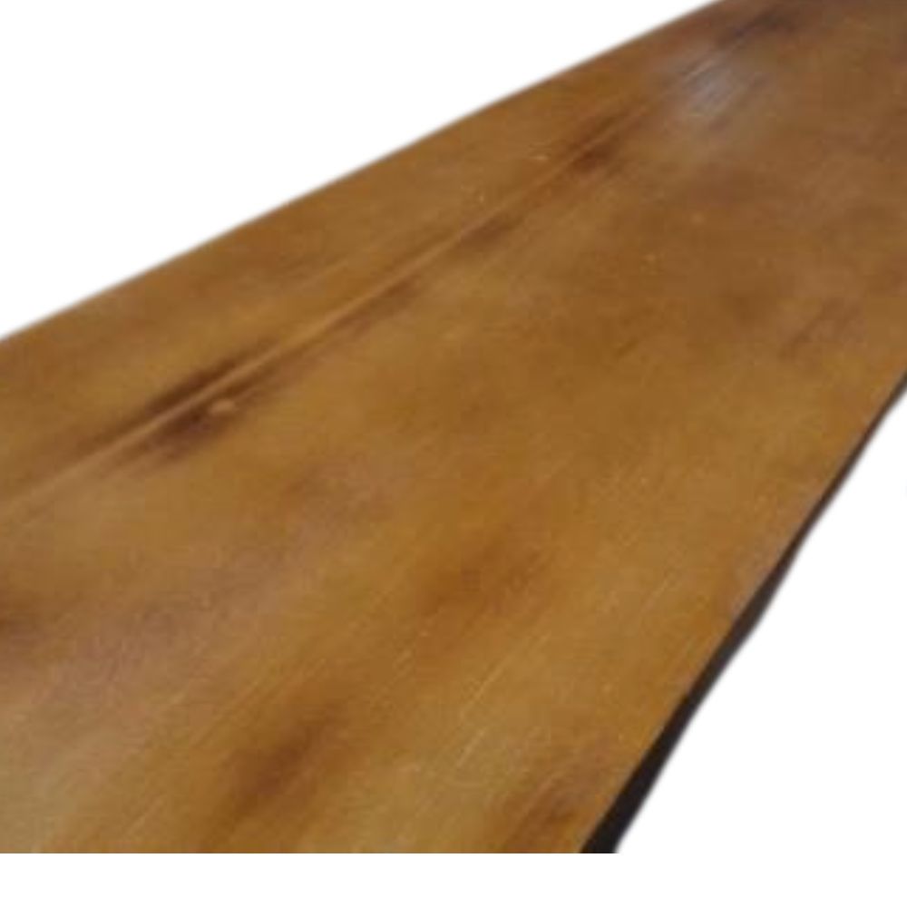 Massivholz Hocker APO Geflammt 50cm Albasia-Holz Handarbeit