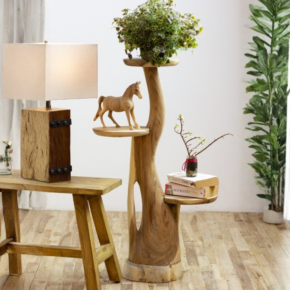 Suar Deko Baum KAKTUS mit Ablagen ca. H95cm Suar