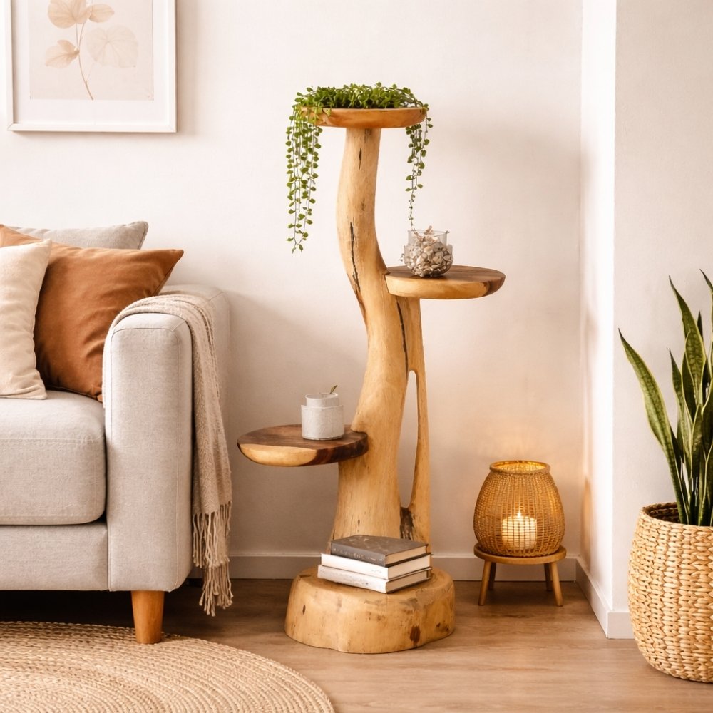 Suar Deko Baum KAKTUS mit Ablagen ca. H95cm Suar