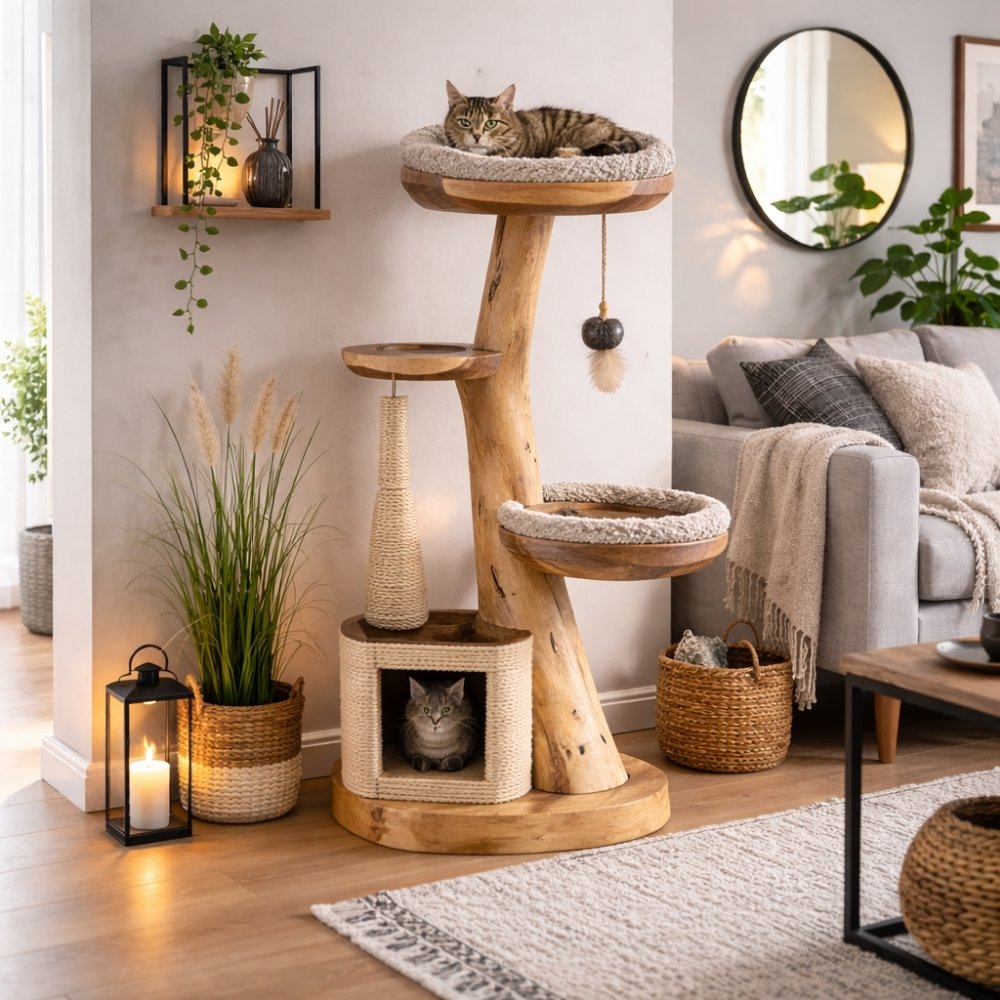 Suar Deko Baum KAKTUS mit Ablagen ca. H95cm Suar