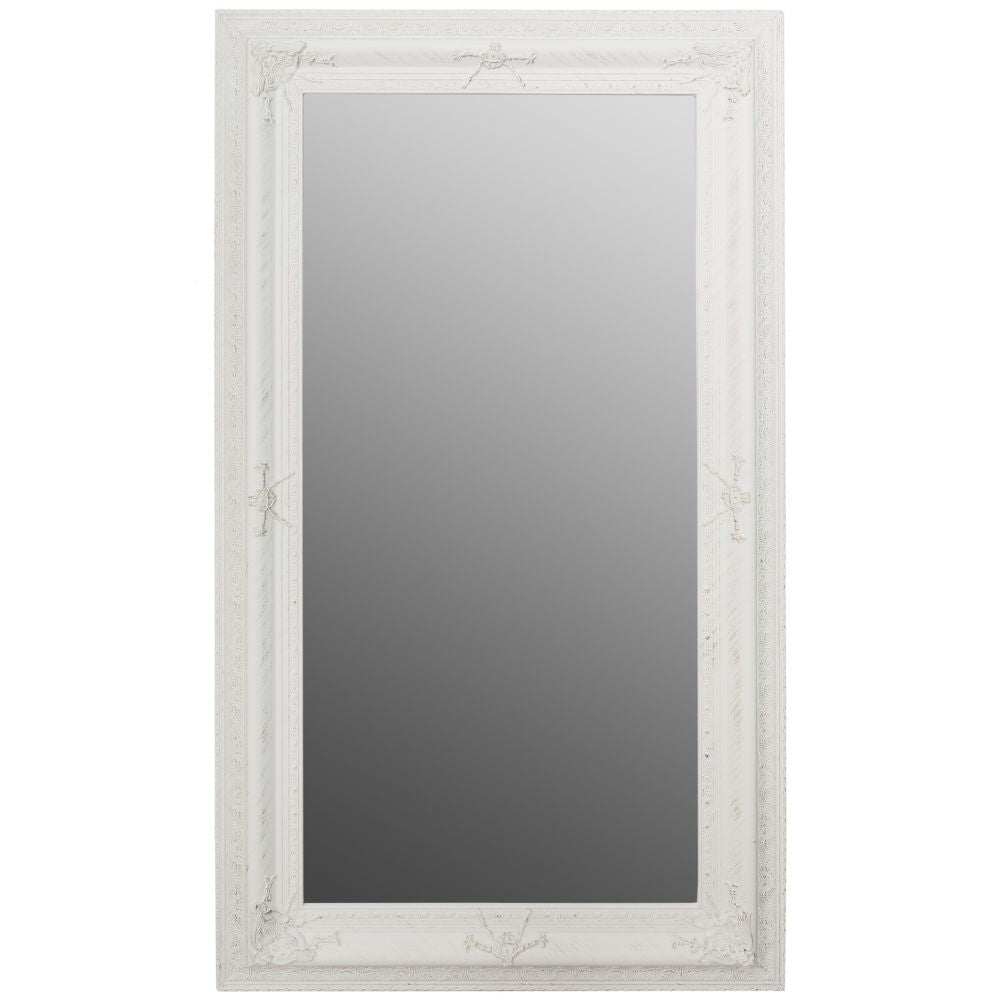 Pompöser Antik Spiegel EVEN 180x100cm Antik-White 15cm Holzrahmen