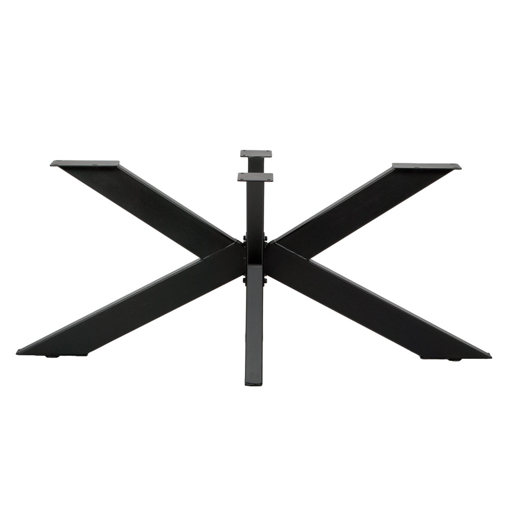 Esstischgestell MIKADO ca. L175cm Schwarz Stahl (pulverbeschichtet)