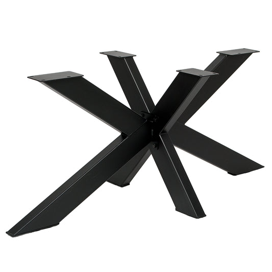 Esstischgestell MIKADO ca. L175cm Schwarz Stahl (pulverbeschichtet)