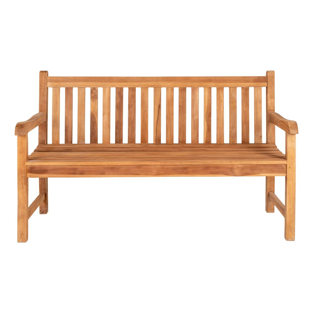 Massive Teak Sitzbank MONTAGNA ca. L150cm Gartenbank