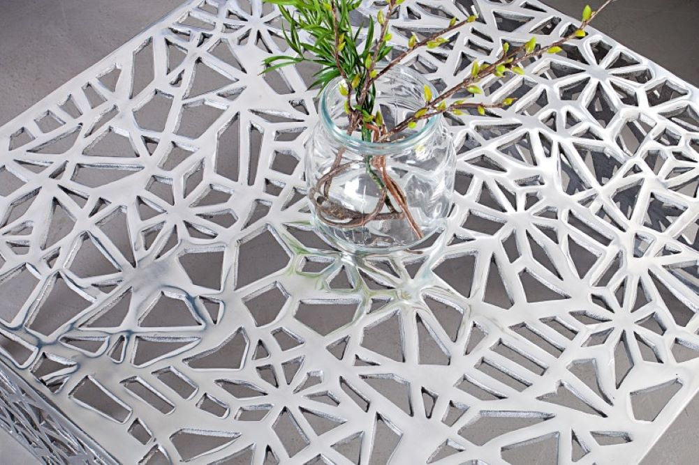 Design Couchtisch RIAS Aluminium ca.60cm silber