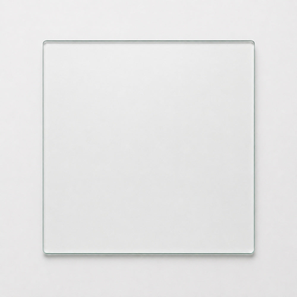 Glasplatte TERRY 60x60cm Quadratisch Gehärtetes Glas 8mm Stärke