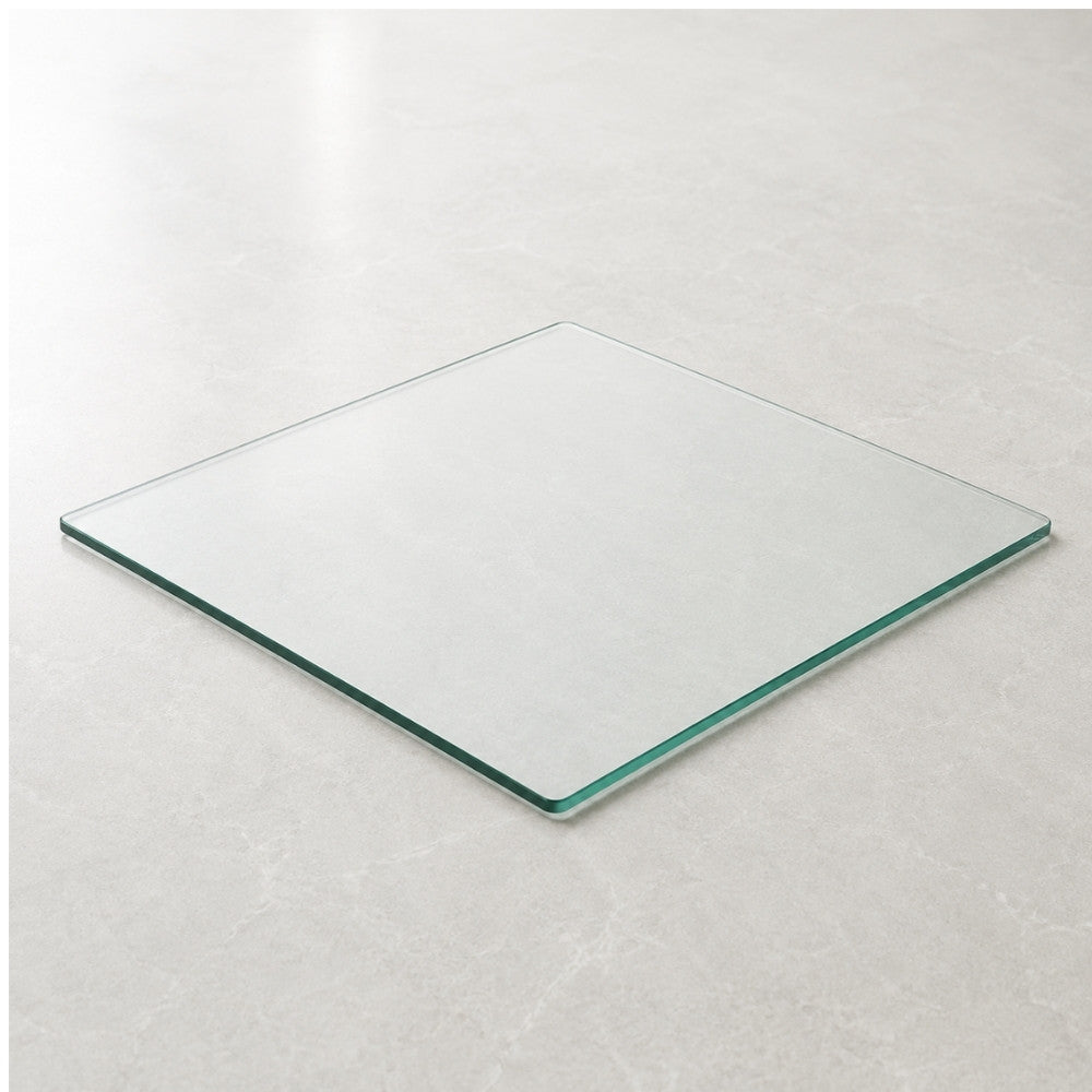 Glasplatte TERRY 30x30cm gehärtetes 8mm Glas Servierplatte