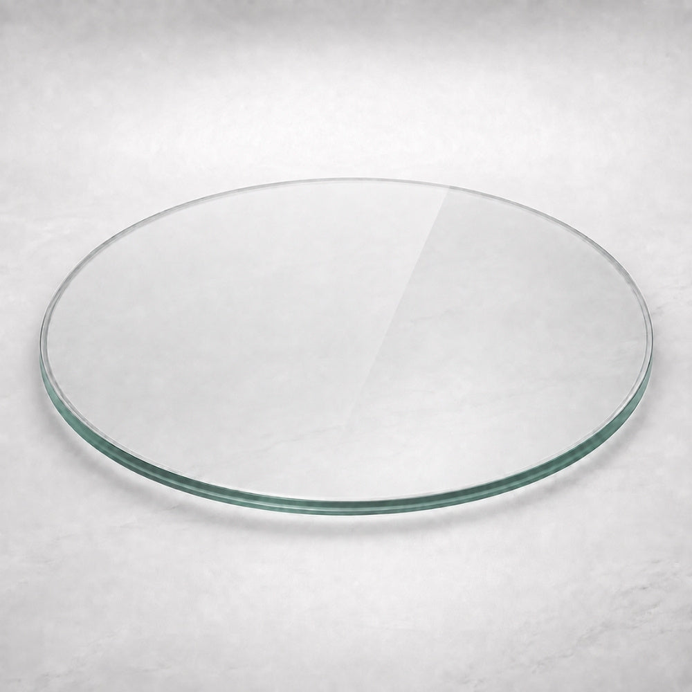 Glasplatte TERRY 60cm Rund 8mm Gehärtetes Glas