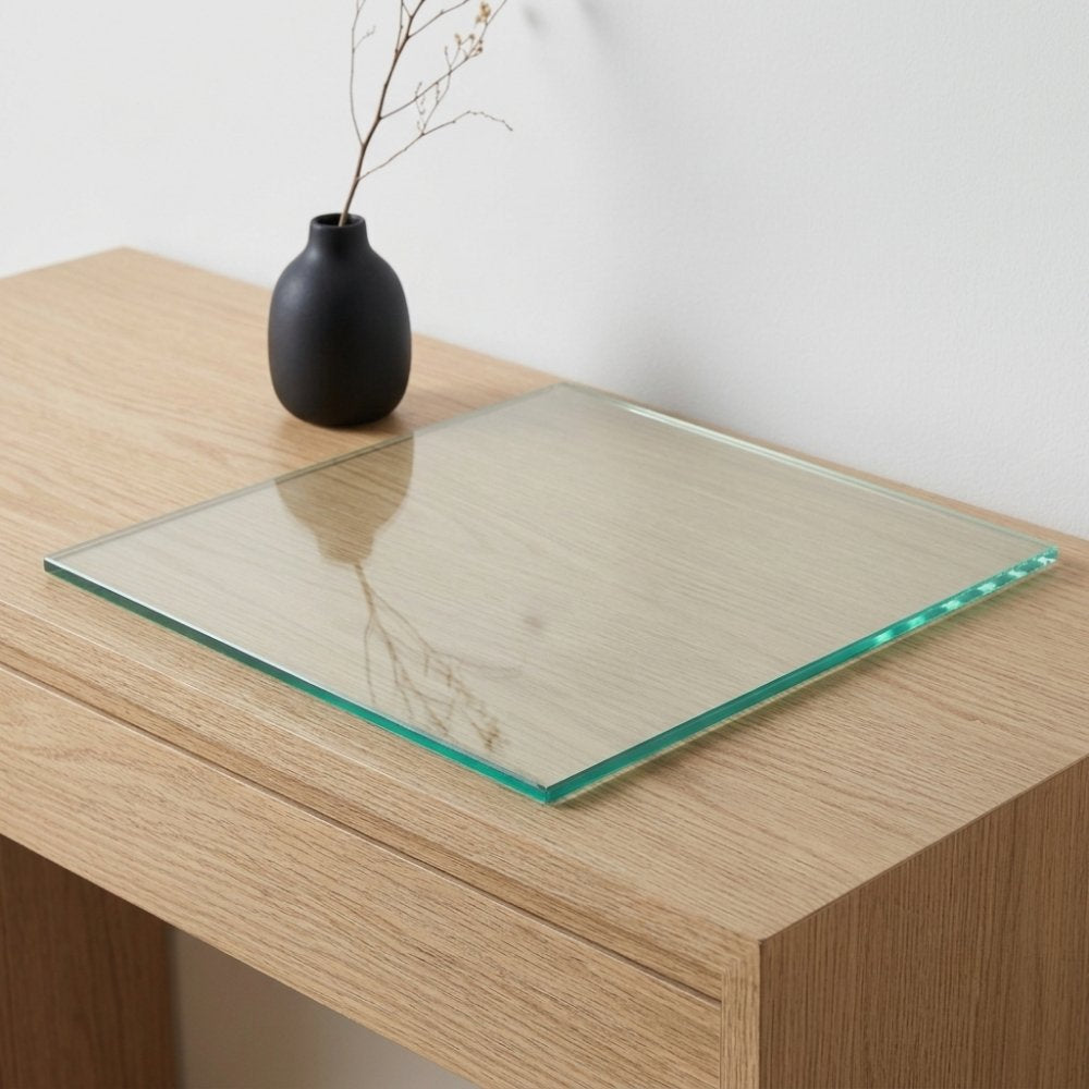 Glasplatte TERRY 30x30cm gehärtetes 8mm Glas Servierplatte