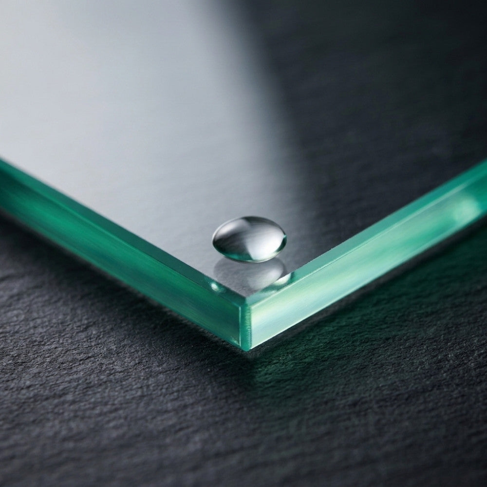 Glasplatte TERRY 30x30cm gehärtetes 8mm Glas Servierplatte