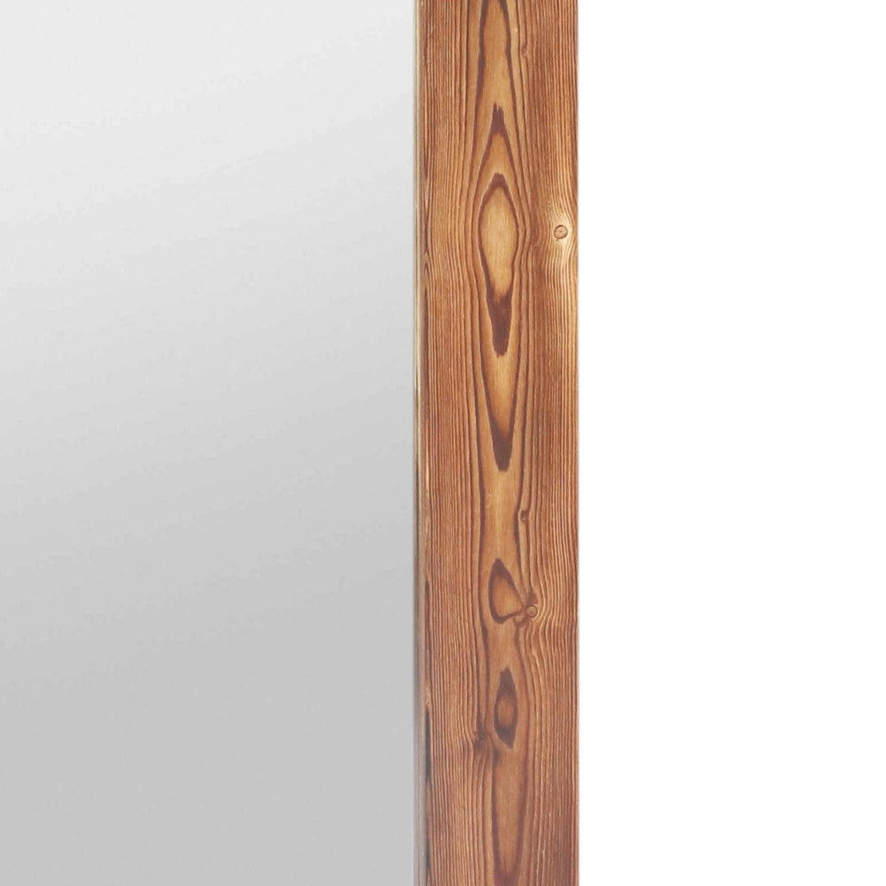 Massivholz-Spiegel HARMONY 180x90cm Pinie geflammt Wandspiegel